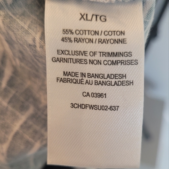 Far West 1977 short sleeve printed blouse size xl - Picture 6 of 9